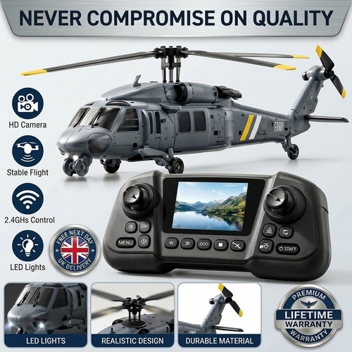 Helicopter with camera 8k - helicopter,