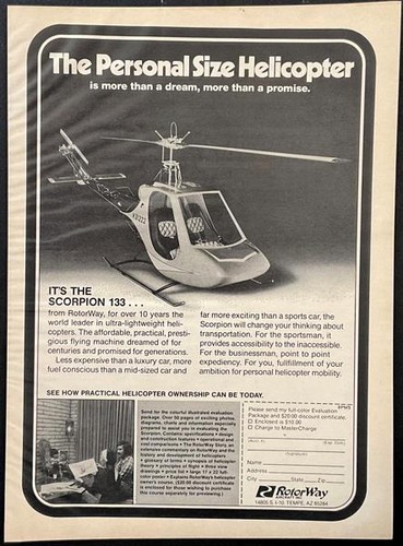 1978 rotorway scorpion 133 - rotorway,