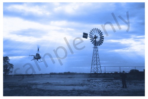 Blue bourke windmill - blue, &